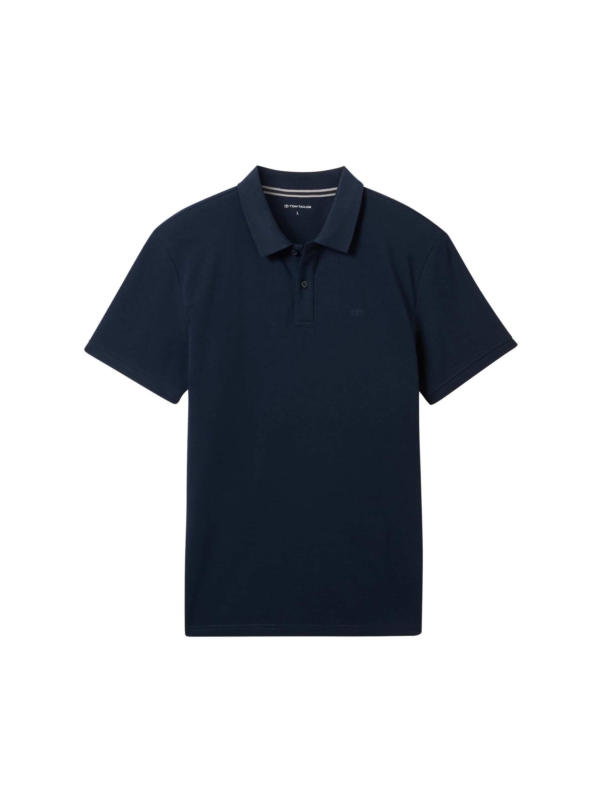 basic polo with contrast