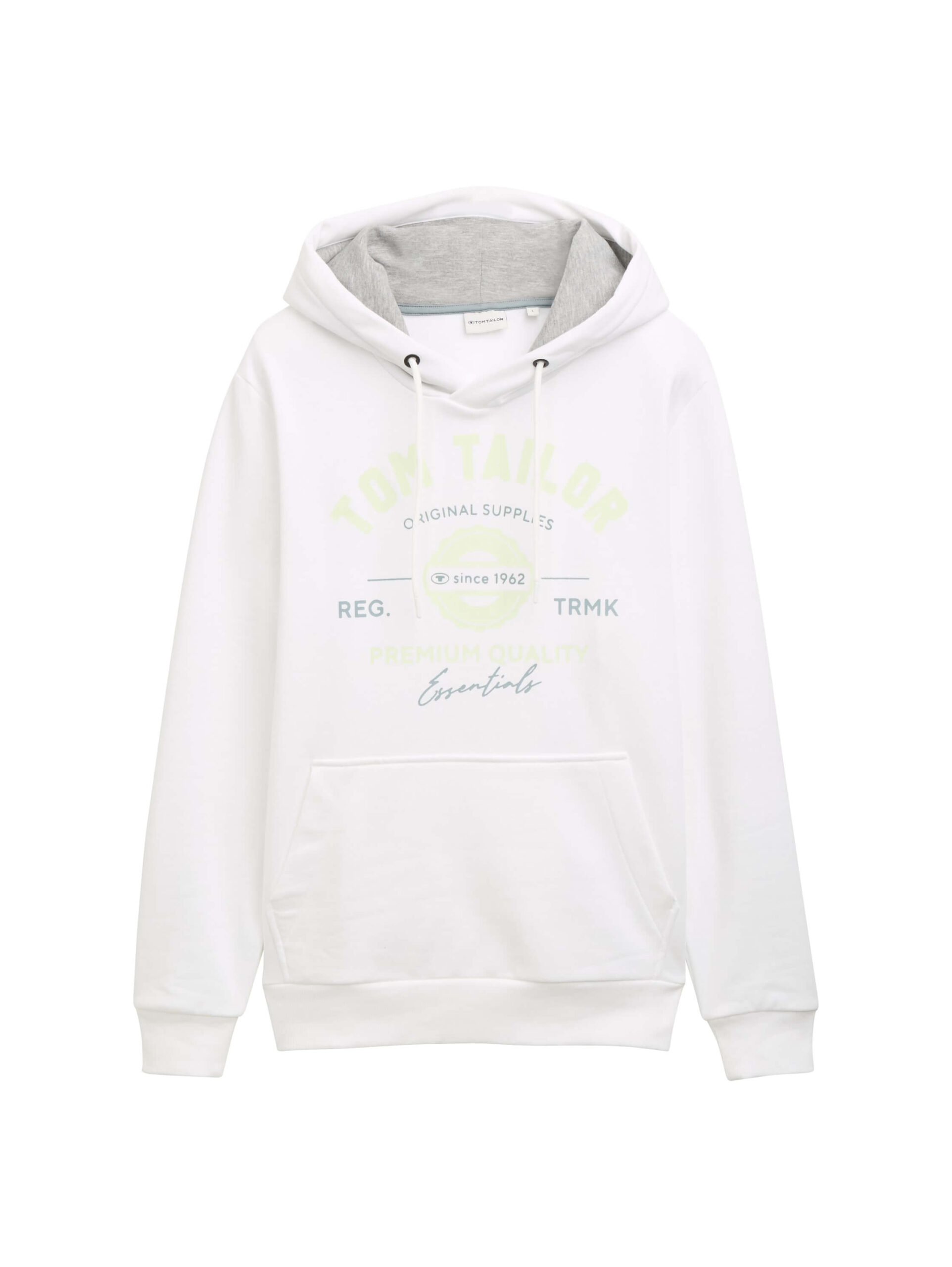 Hoodie sweatshirt with logo print