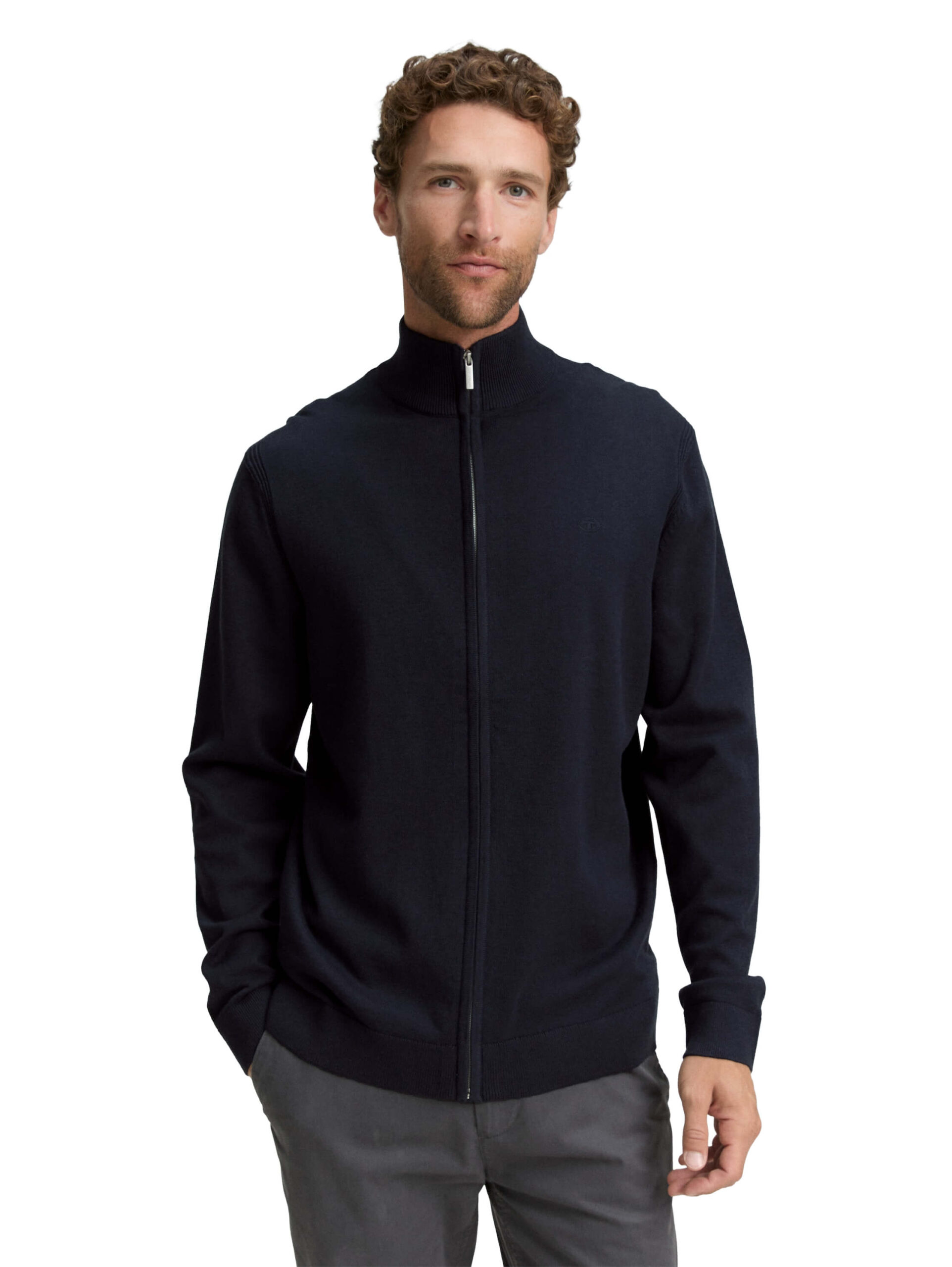 basic knit jacket