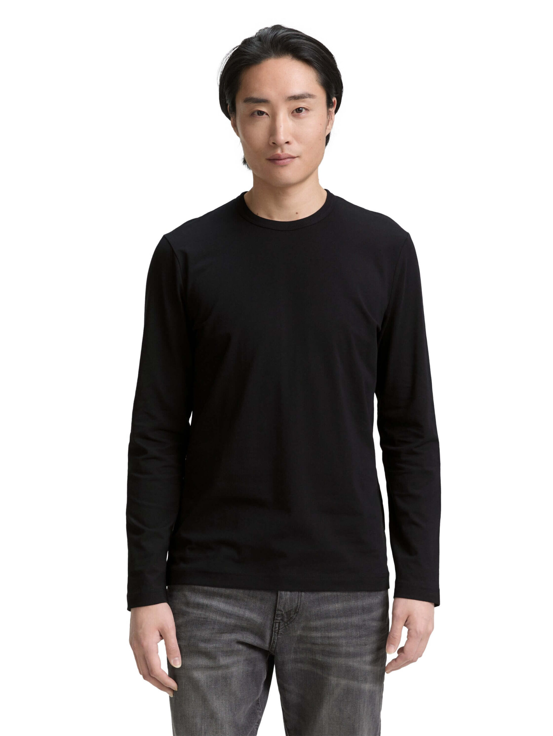 fitted printed longsleeve