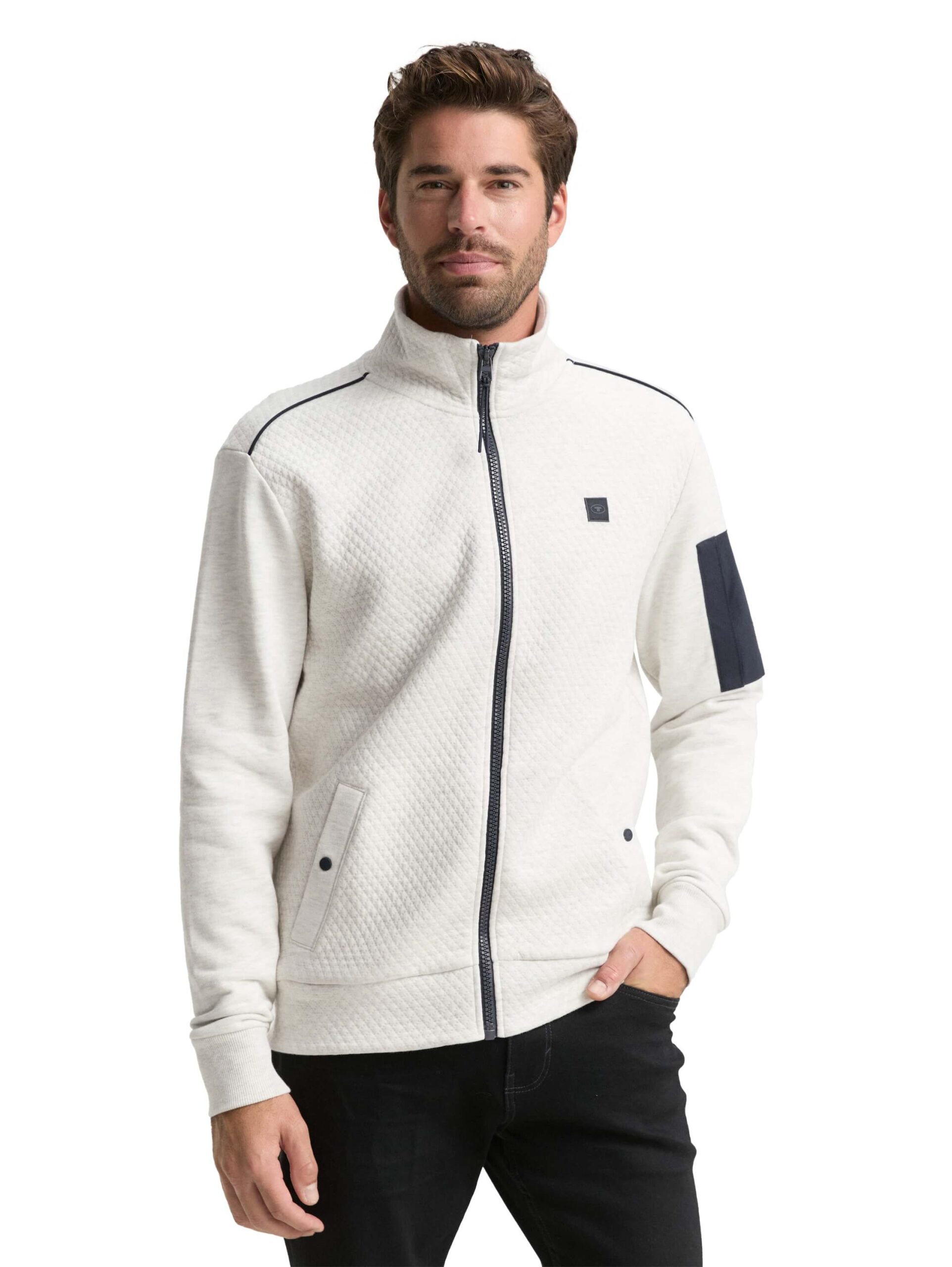 structured stand-up jacket