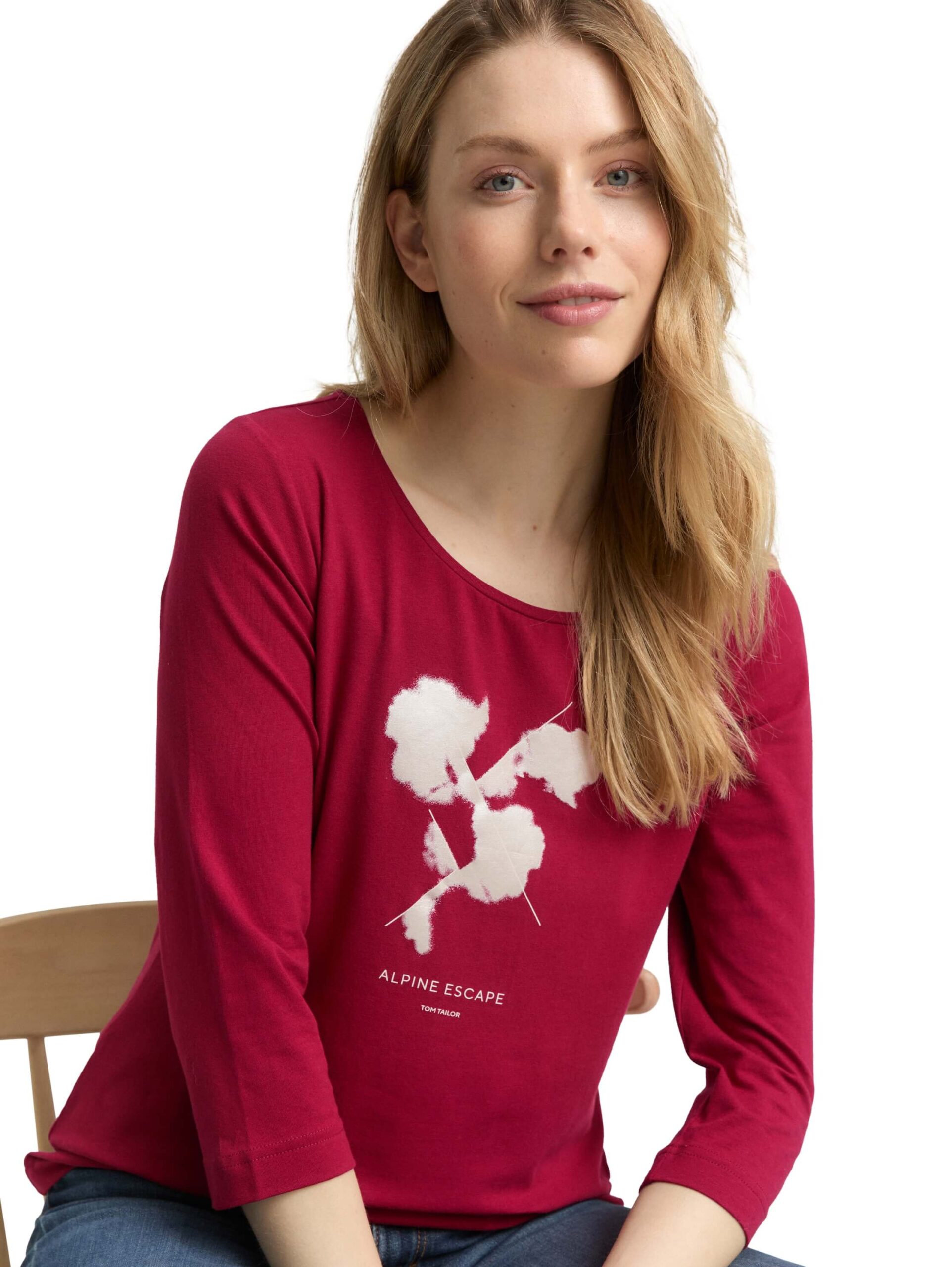 T-shirt crew neck frontprint