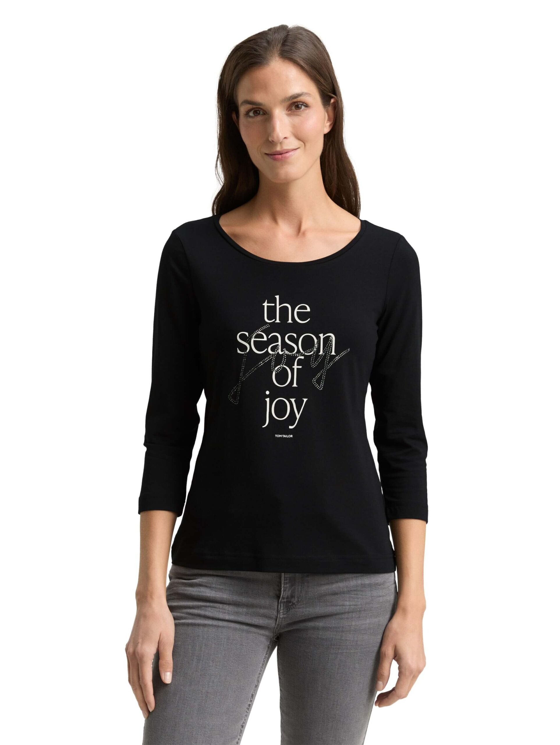 T-shirt crew neck frontprint