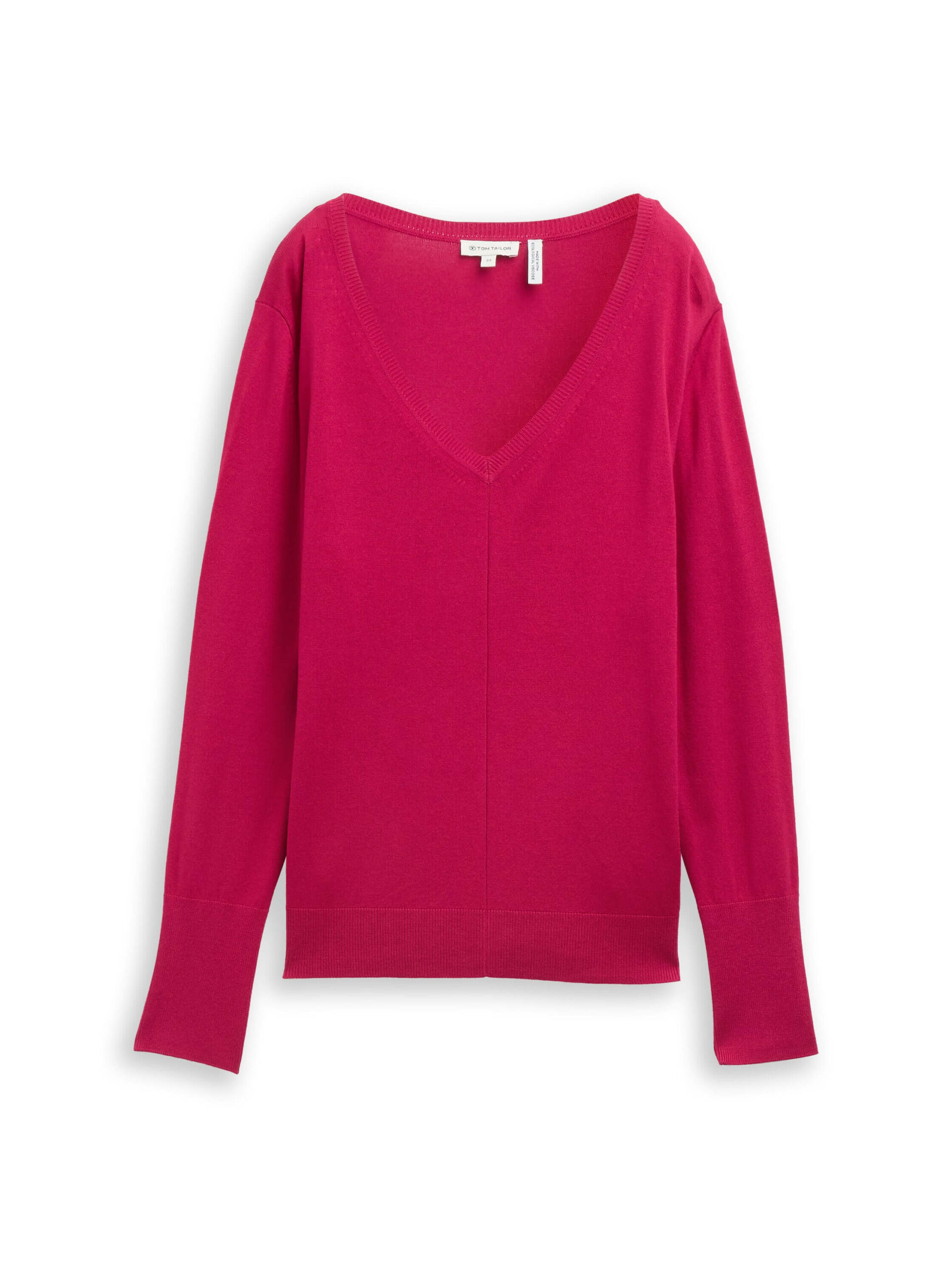knit v-neck sweater