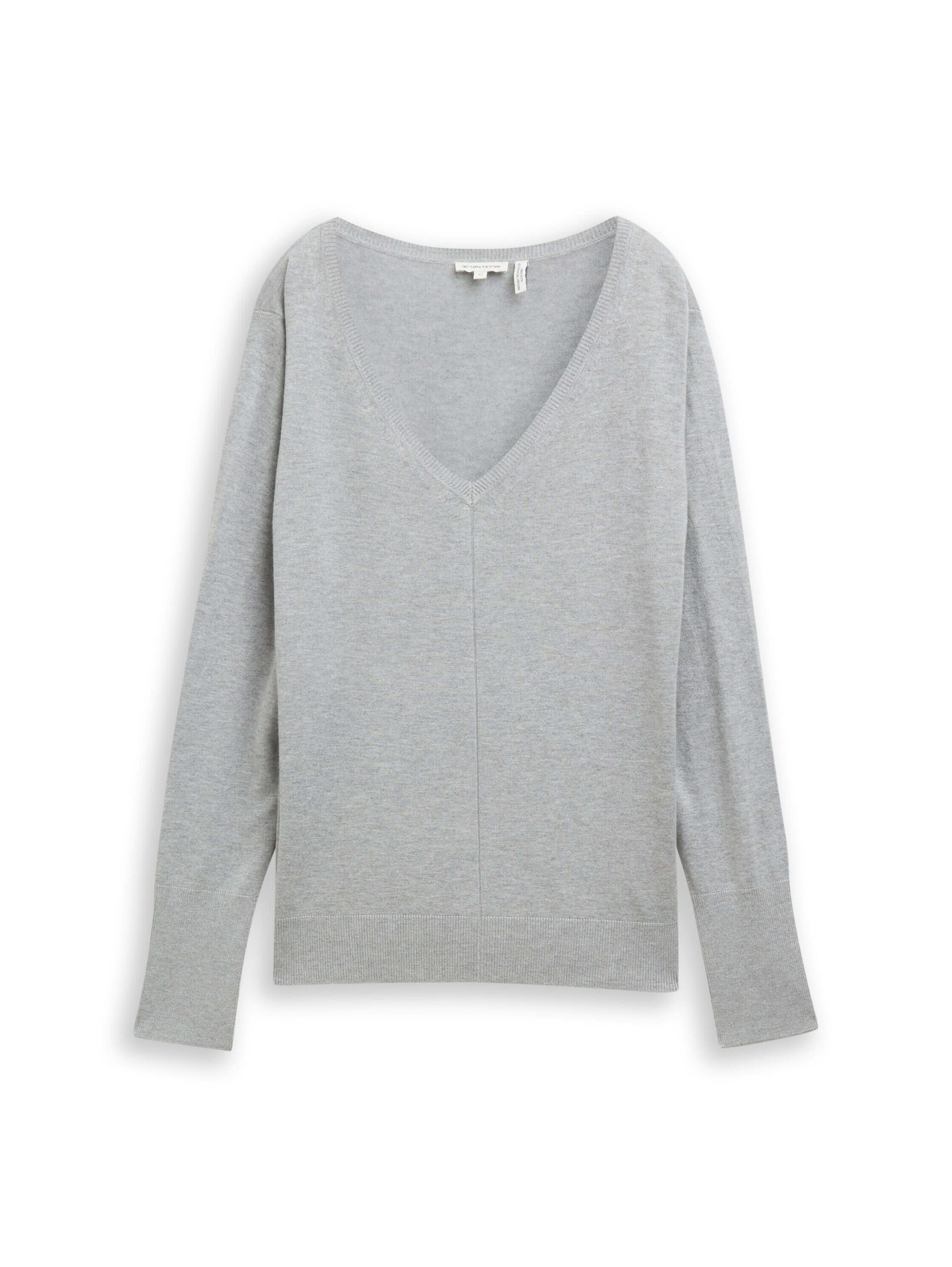 knit v-neck sweater
