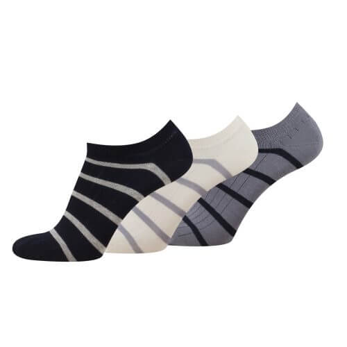 Férfi csíkos sneaker 3 pár
