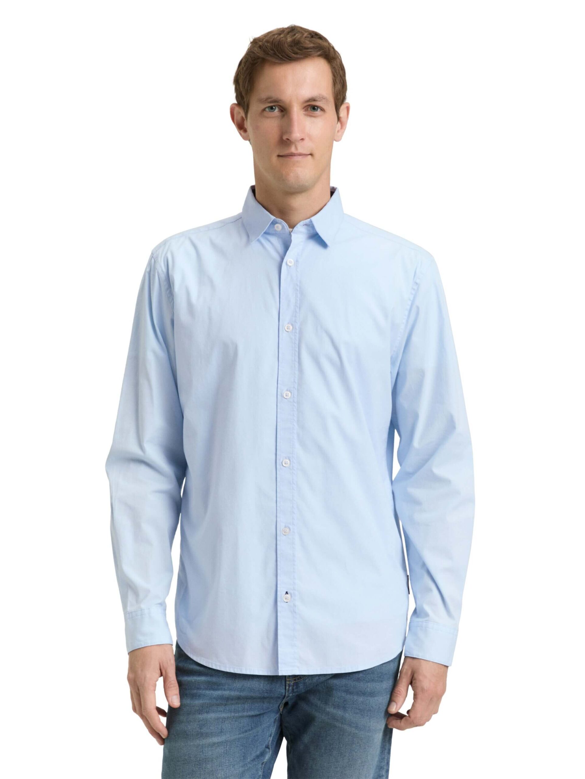 stretch poplin shirt