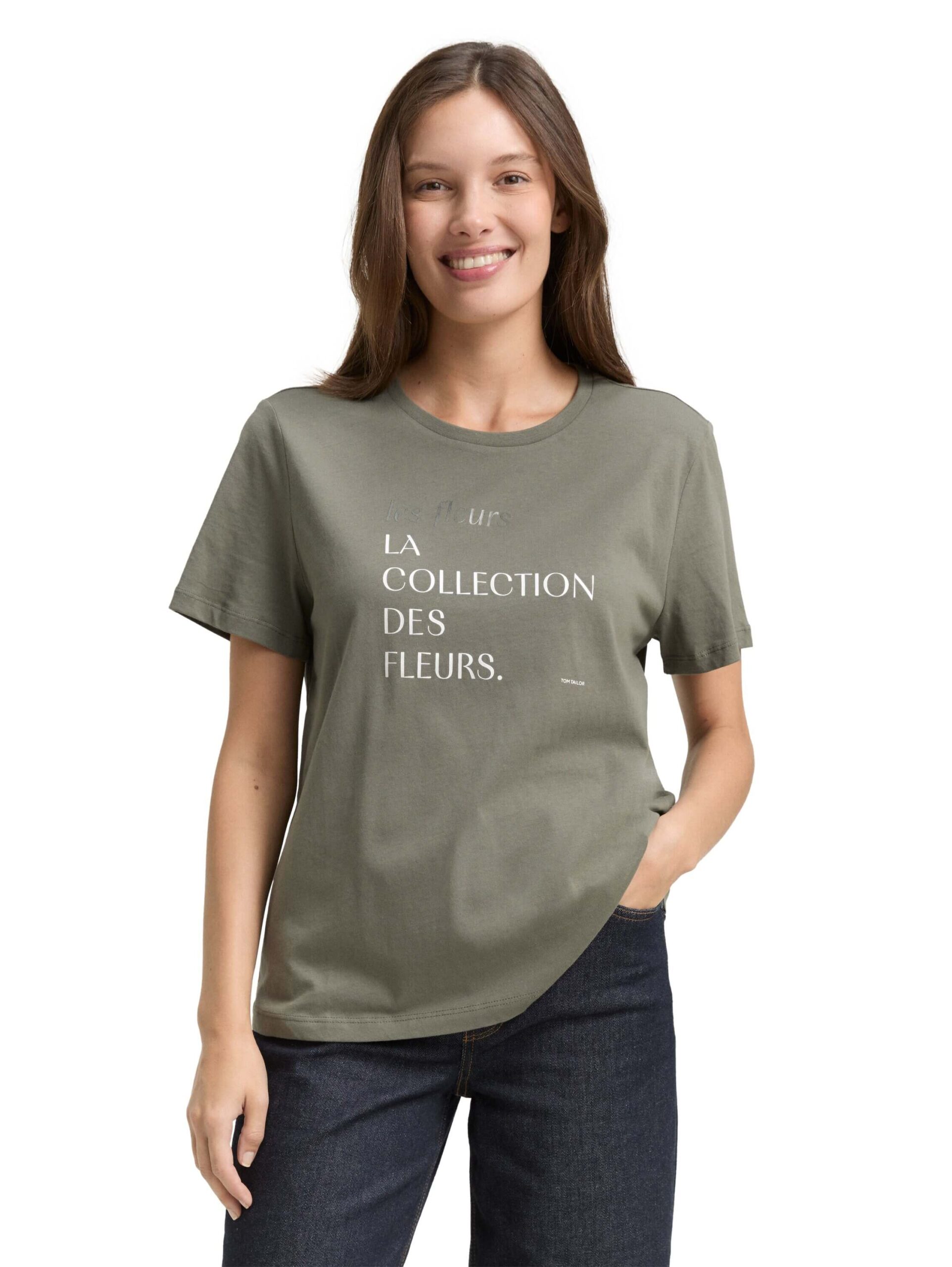 T-Shirt crew neck front print