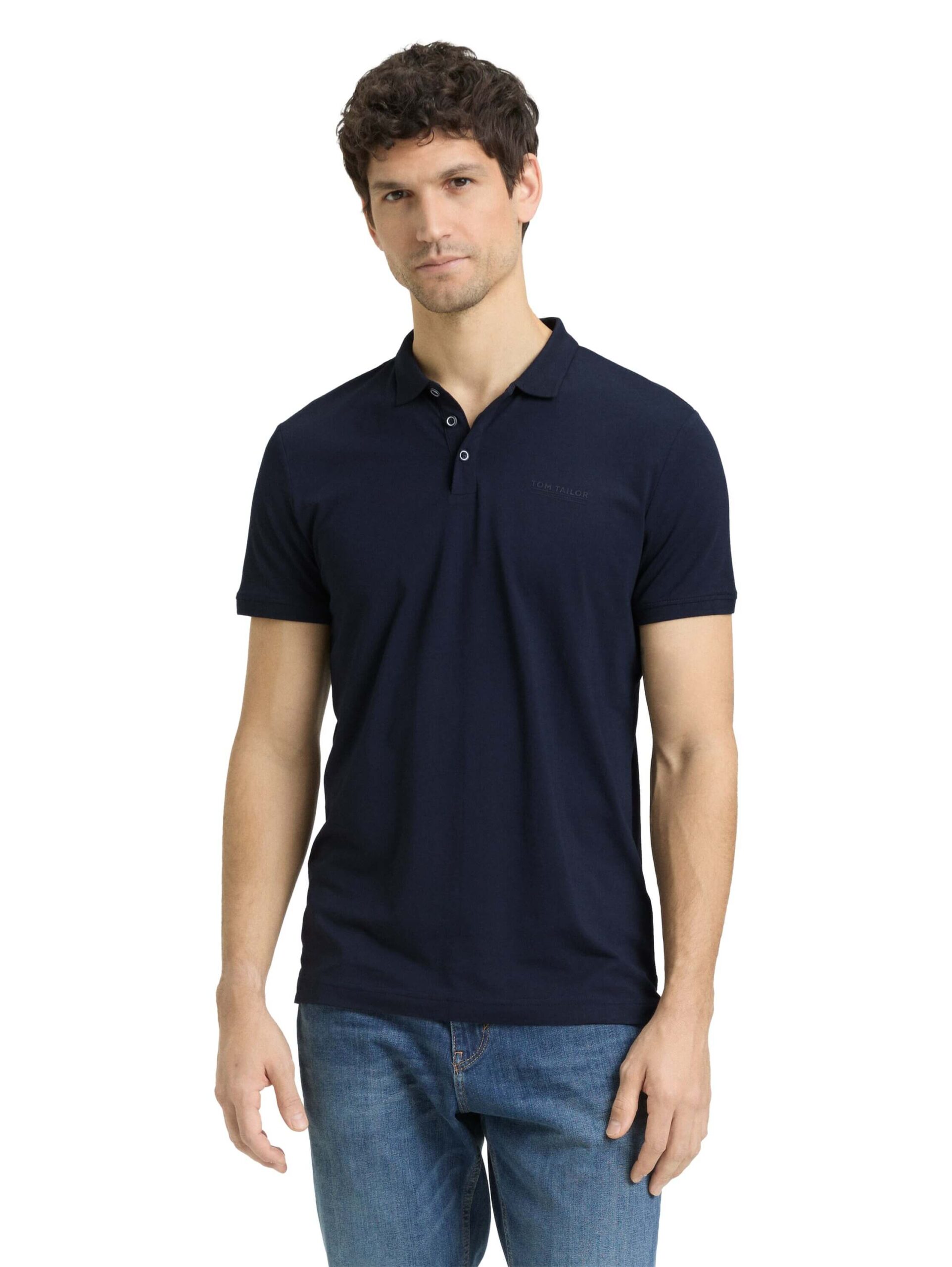 fitted basic polo