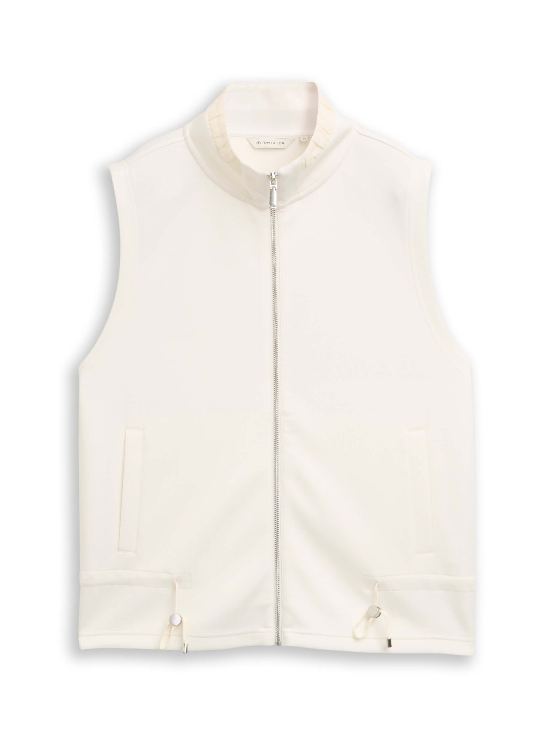 Sweatvest stand up collar
