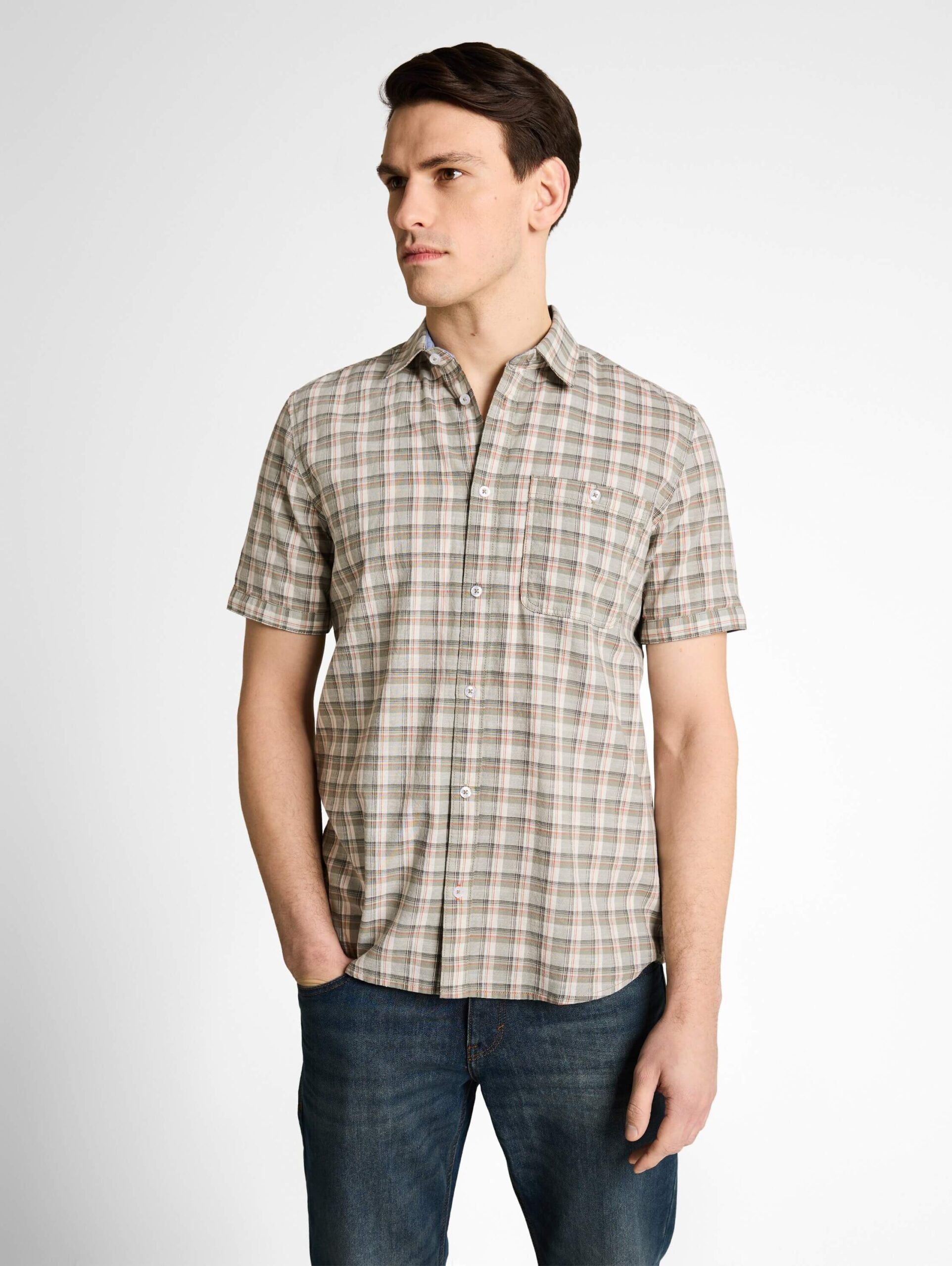checked shirt