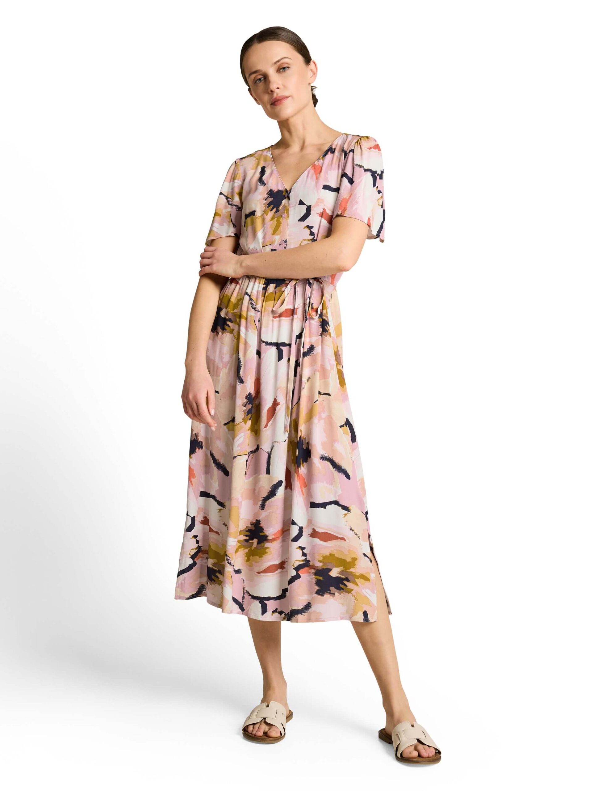 dress feminine printed