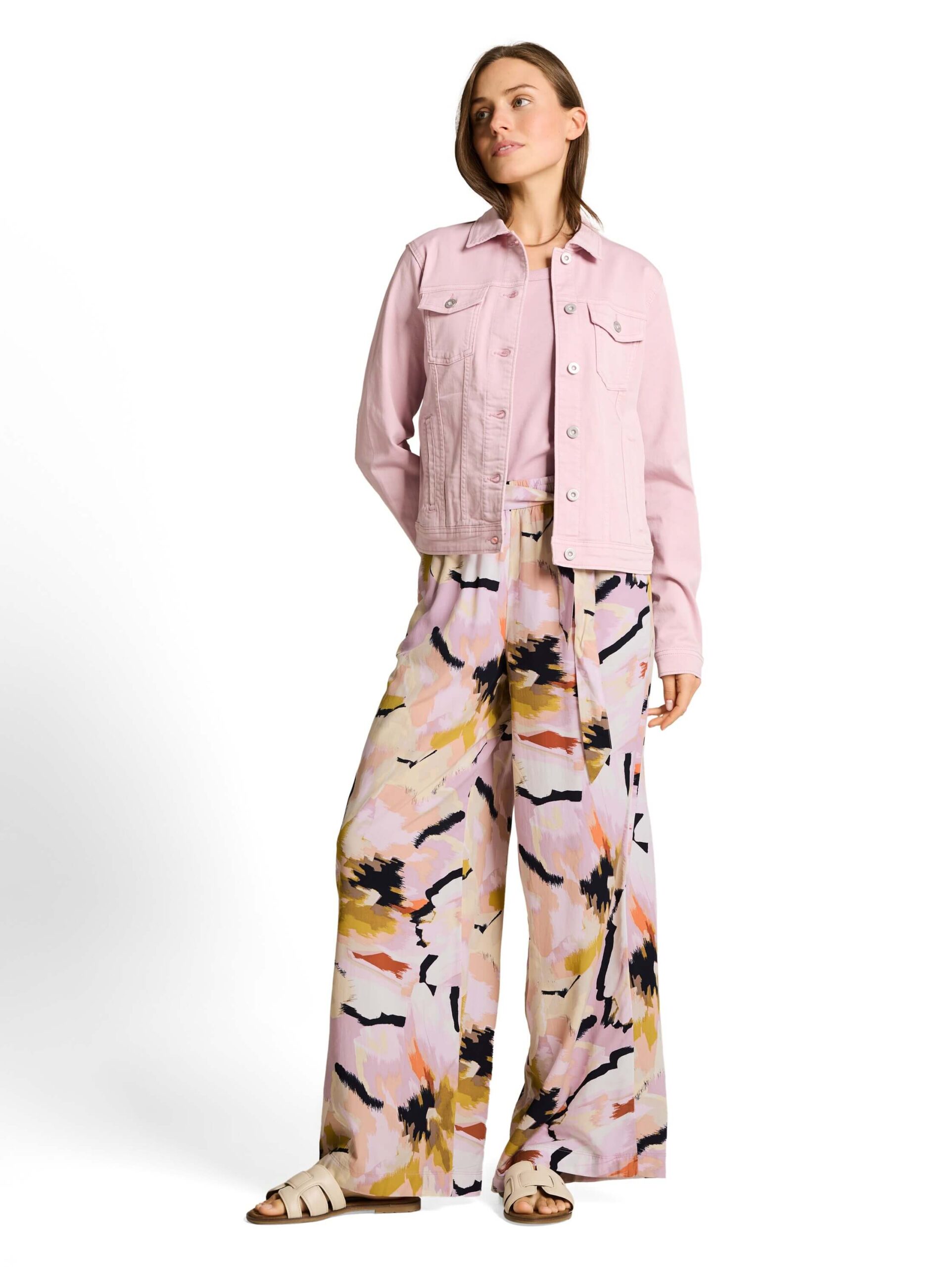 loose fit palazzo pants