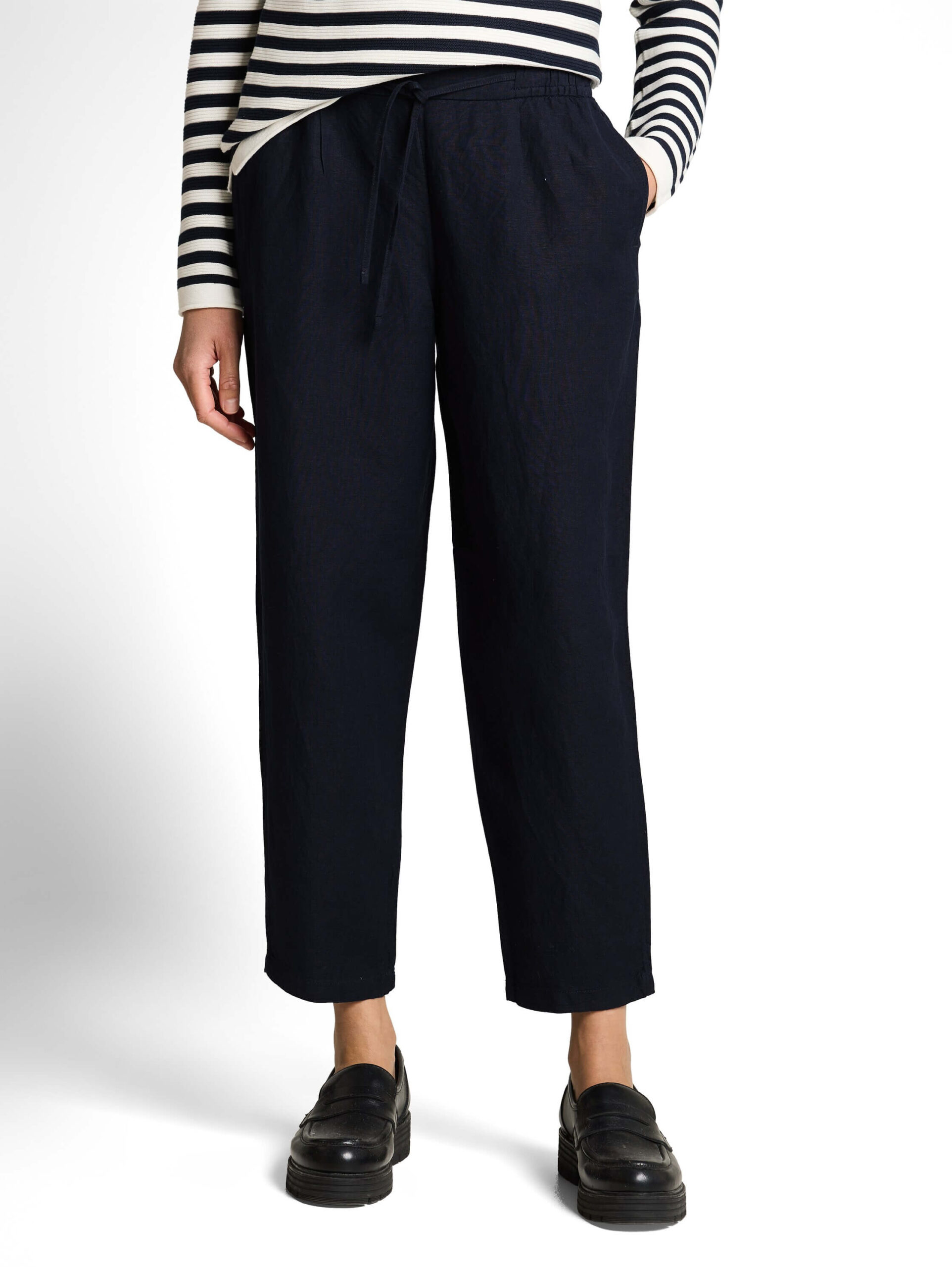 loose fit linen pants