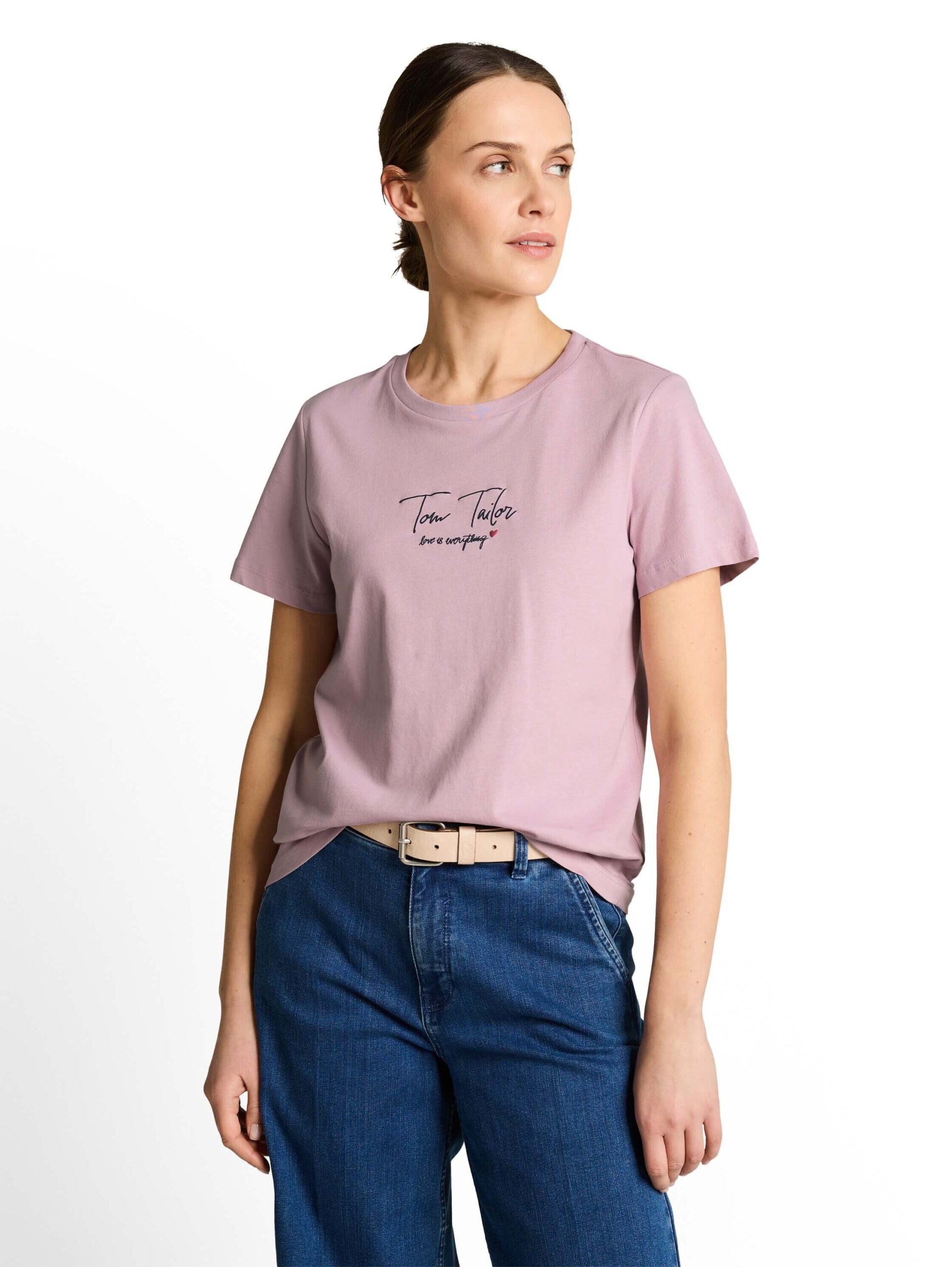 T-shirt crew neck logo