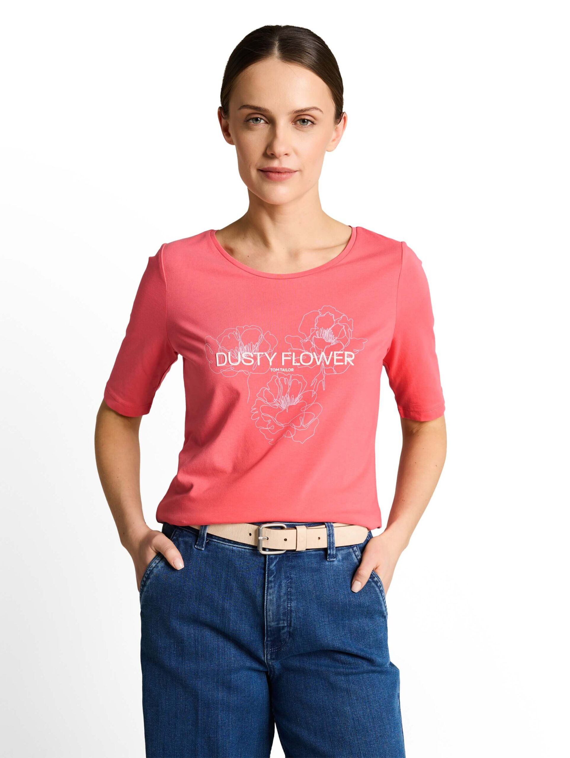 T-shirt crew neck with print